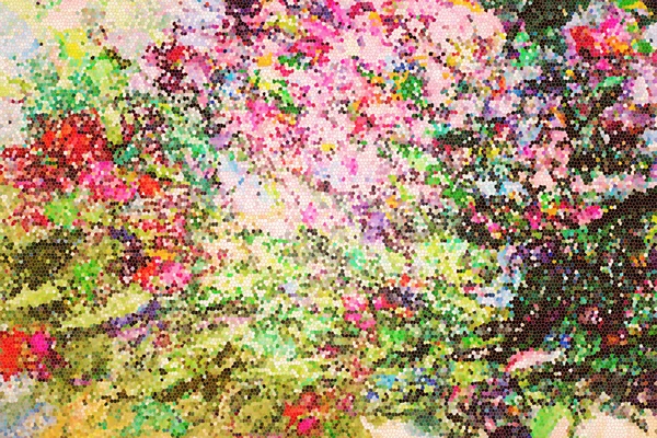Fundo em mosaico multicolorido, gradiente abstrato colorido brilhante — Fotografia de Stock