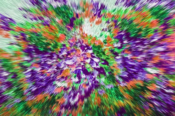 Цветочный экструзионный цветочный фон, яркая красочная абстракция, ext — стоковое фото