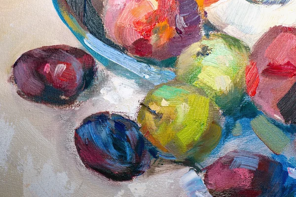 Texture pittura a olio su tela, olio astratto nature morte — Foto Stock