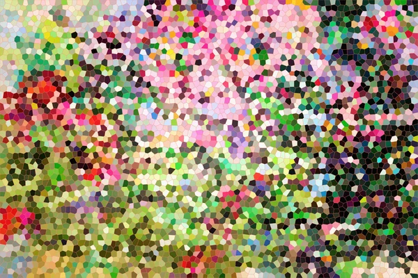 Fundo em mosaico multicolorido, gradiente abstrato colorido brilhante — Fotografia de Stock