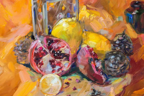 Yağlı boya, izlenimcilik style, yağlı boya doku, 