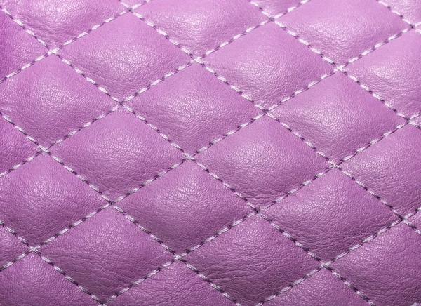 quilted texture artificial leather, stitched with thread for the