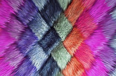  renkli kumaş, piramit ekstrüzyon renk arka plan doku, 