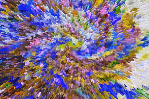 Cor extrusão floral fundo, abstrato colorido brilhante, ext — Fotografia de Stock