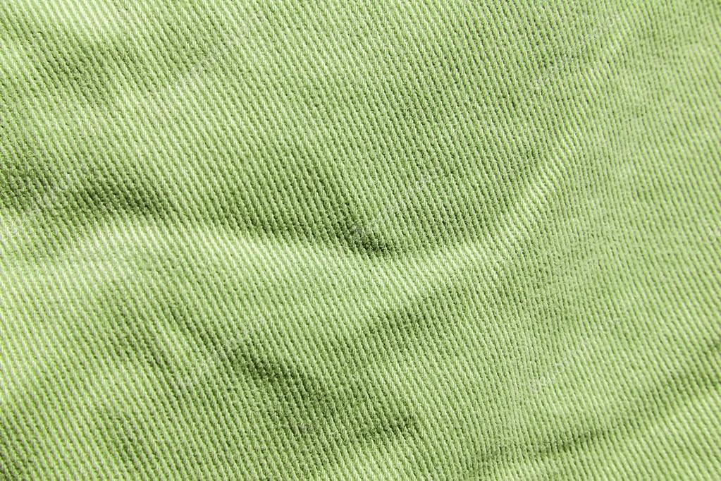 green denim fabric