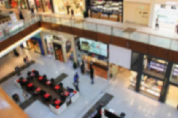 Θέα από την κορυφή στο εσωτερικό, μπουτίκ και καταστήματα, το εμπορικό κέντρο, — Φωτογραφία Αρχείου