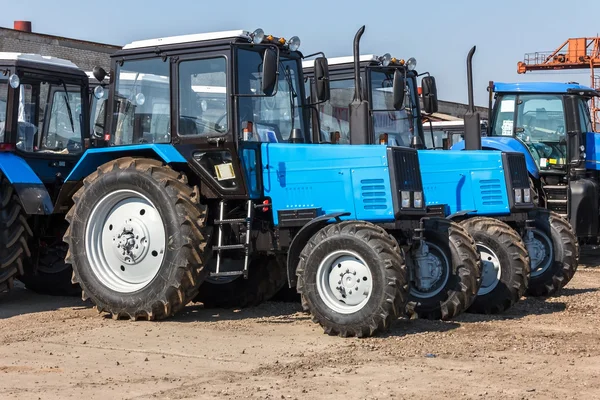 Agricultural machinery cultivator, combines parts, drills and dr — Stock Photo, Image