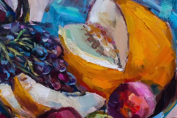 Måla stilleben oljemålning textur, impressionism art — Stockfoto