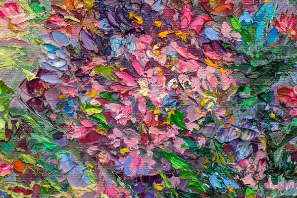 Oljemålning Konsistens Målning Stilleben Impressionism Konst Canvas Målade Färgbild Tapeter — Stockfoto
