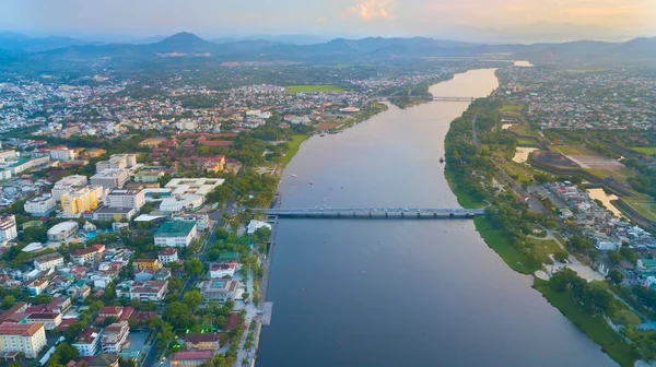 Hue Vietnam Hvor Har Mange Smukke Strand Blomster Marker Ris - Stock-foto