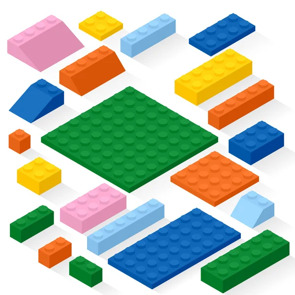 Kit de jogos coloridos —  Vetores de Stock