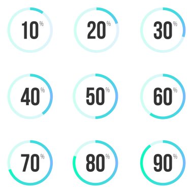 ilerleme çubukları seti