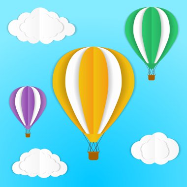 Origami hava balonları