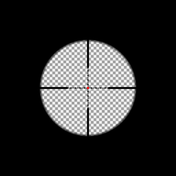 Sniper scope overlay