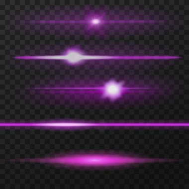 Mor objektif mercek parlamaları