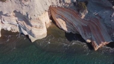 Limasol Kıbrıs adasındaki beyaz taşlı Valilerin hava aracı görüntüsü