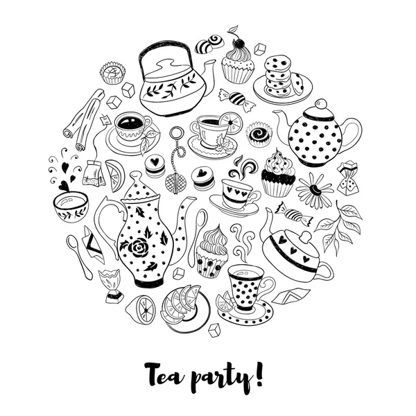 Illustration du thé — Image vectorielle