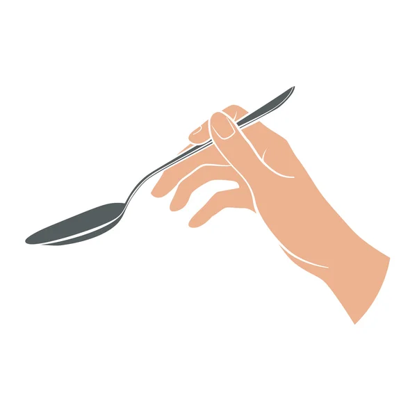 Icono de mano de cocina — Vector de stock