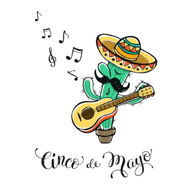 Cinco de Mayo illüstrasyon