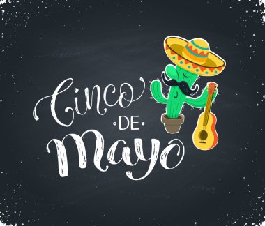 Cinco de Mayo illüstrasyon
