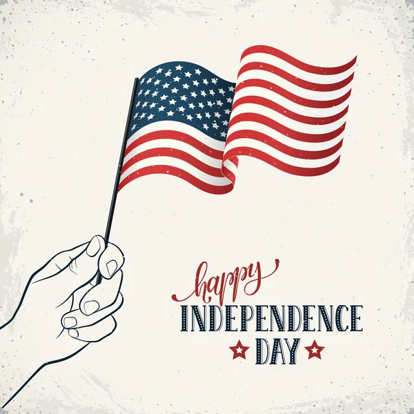 Jour de l'indépendance flayer — Image vectorielle