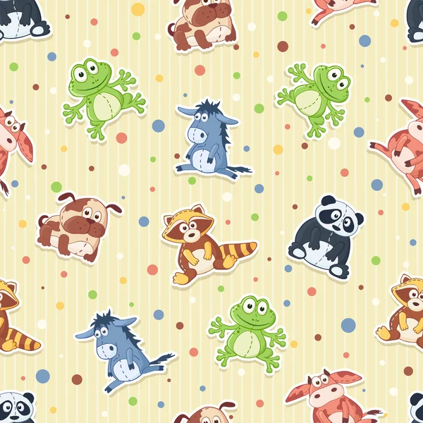 Cartoon pattern — Stock Vector