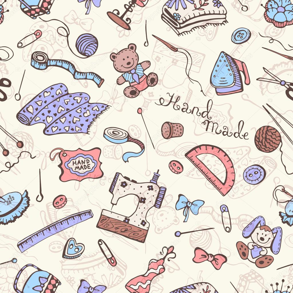 Craft tools background