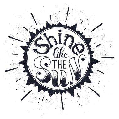 Inspiring lettering poster