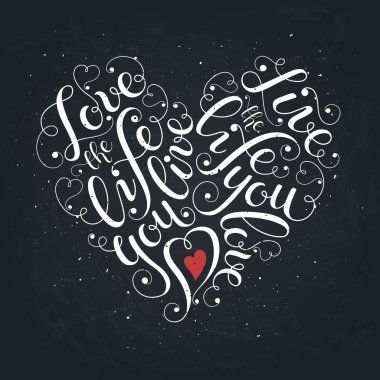 Yaşadığın hayatı seviyorum. Poster.