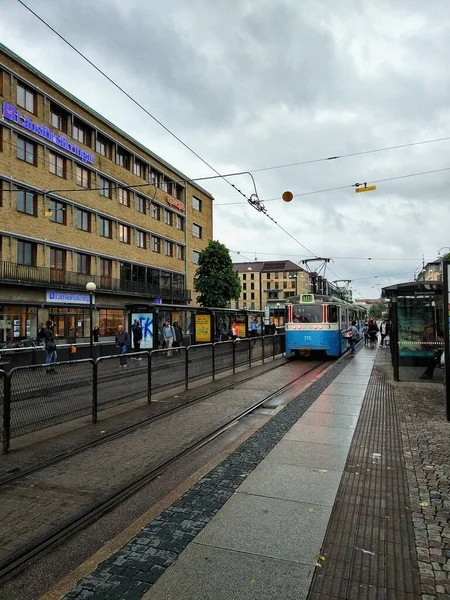 Infrastruktura Transportowa Göteborgu Szwecja — Zdjęcie stockowe