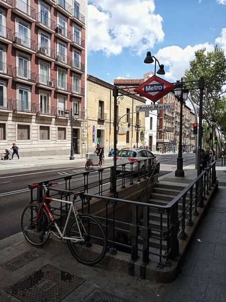 Станція Метро Центрі Мадрида Іспанія — стокове фото