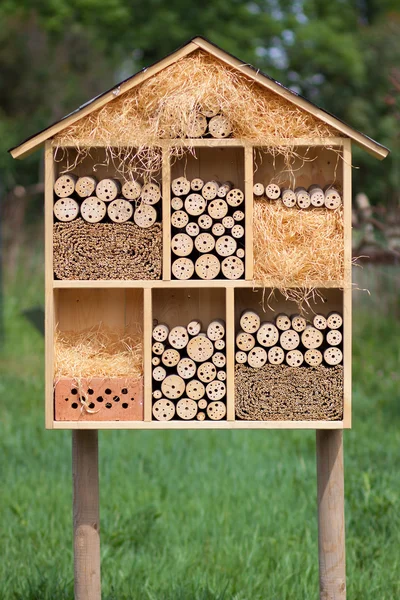 Insect Hotel in free nature — Stock Photo, Image