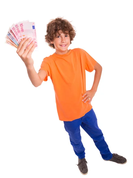 Çocuk elinde para ile