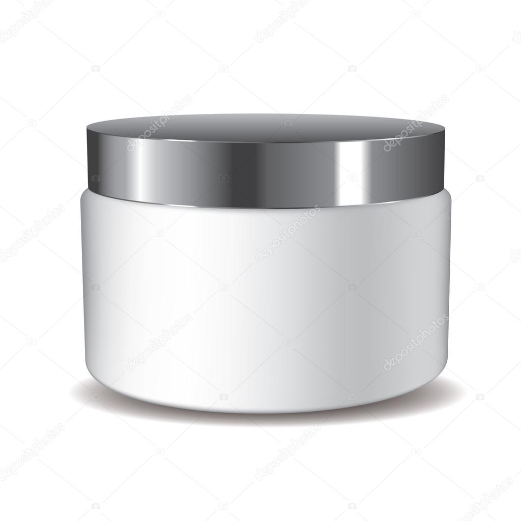 Download Pote de creme 3D — Vetor de Stock © Orkidia #109517054