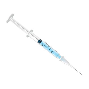 Beyaz zemin üzerinde izole edilmiş bir aşının çizimi