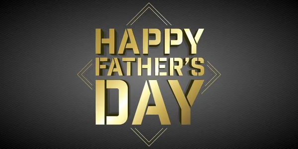 Dzień Ojców Ilustracja Karta Baner Duża Ilustracja — Zdjęcie stockowe