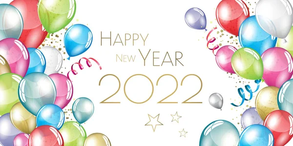 Feliz Año Nuevo 2022 — Foto de Stock