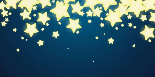 明亮的星星闪烁着甜蜜的灯光设计的旗帜 — 图库照片