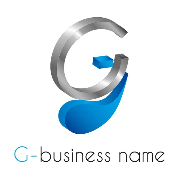 Mektup logosu G — Stok Vektör
