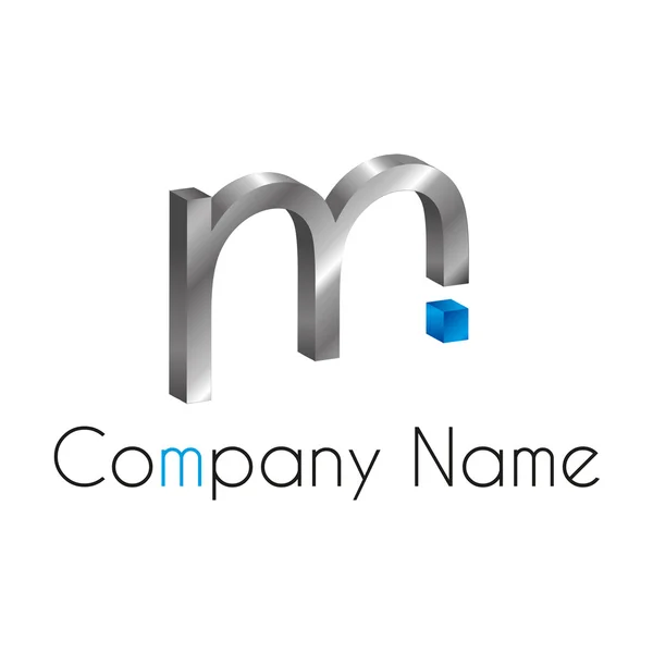 Lettre logo M — Image vectorielle