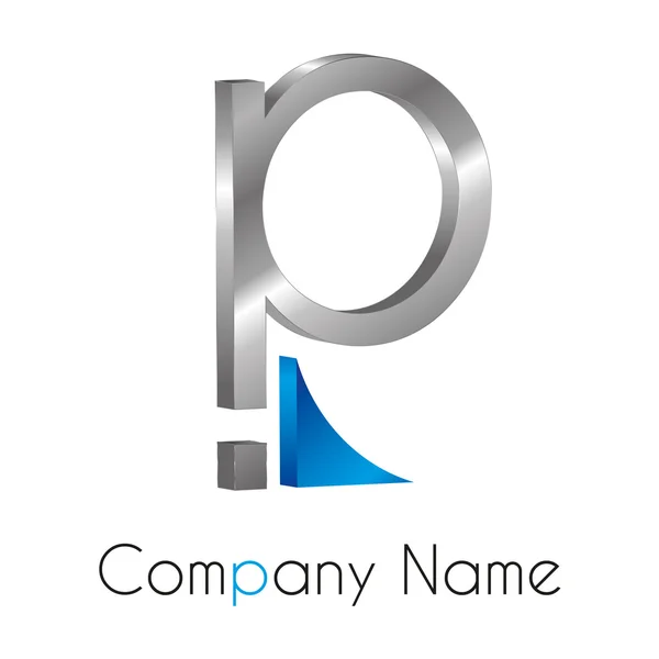 List logo p — Wektor stockowy