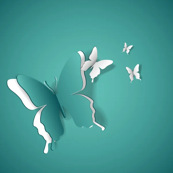 Papillons fond — Image vectorielle