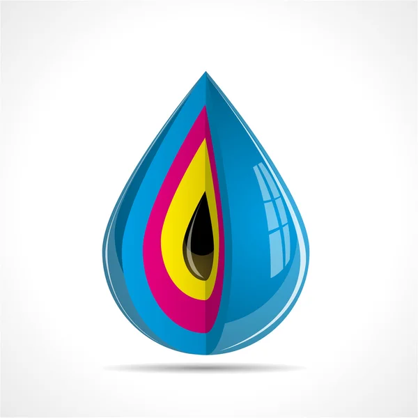 Color ink drop