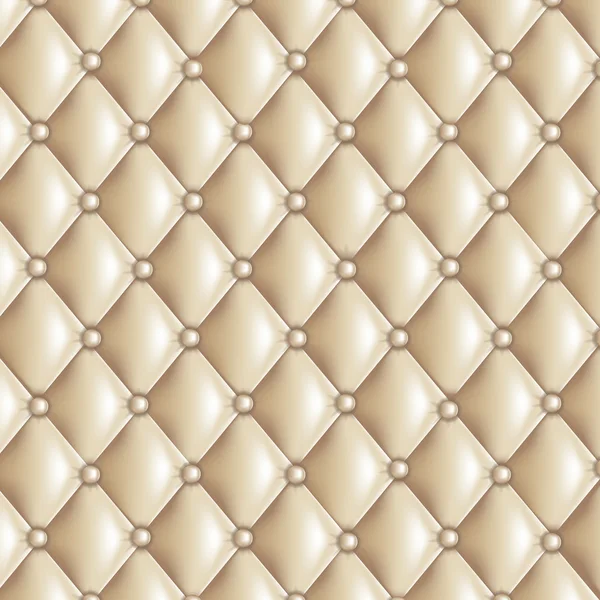 Texture matelassée beige — Image vectorielle