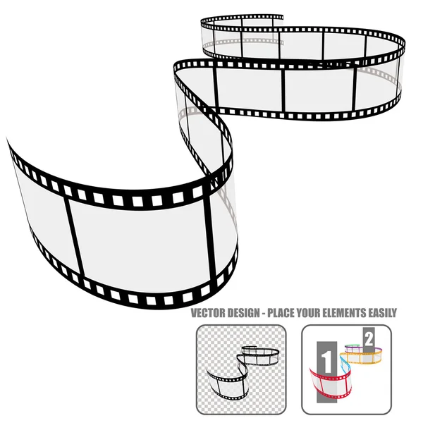 Vector filmrol — Stockvector