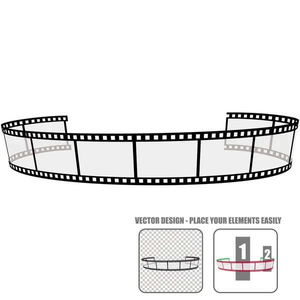 Vector filmrol — Stockvector