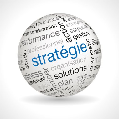 Anahtar kelimelerle Fransızca strateji teması küresi