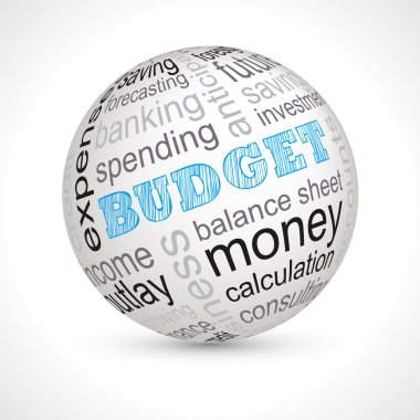 Anahtar kelimeler ile bütçe Tema Küre