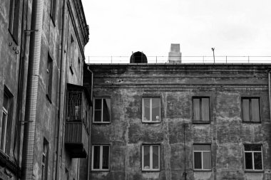 Siyah beyaz kentsel stil