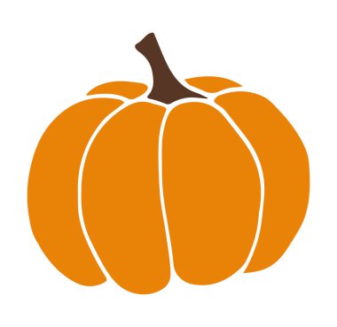 balkabağı eli renkli karalama çizimi